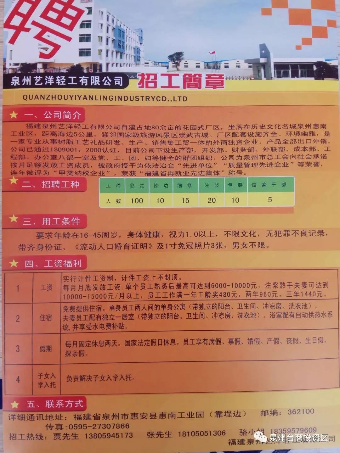 火马冲工业园最新招聘｜“火马冲工业园招聘信息发布”